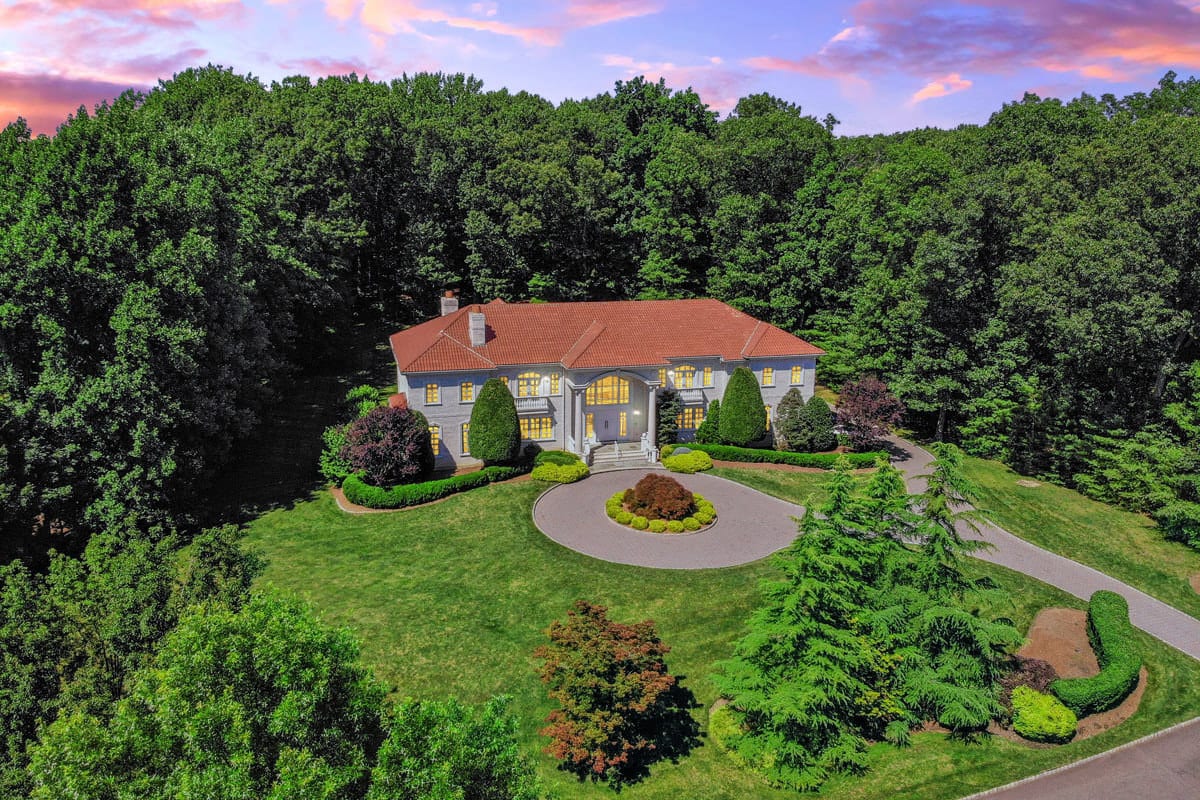 11 Alford Drive - Arial View of New Jersey Mansion