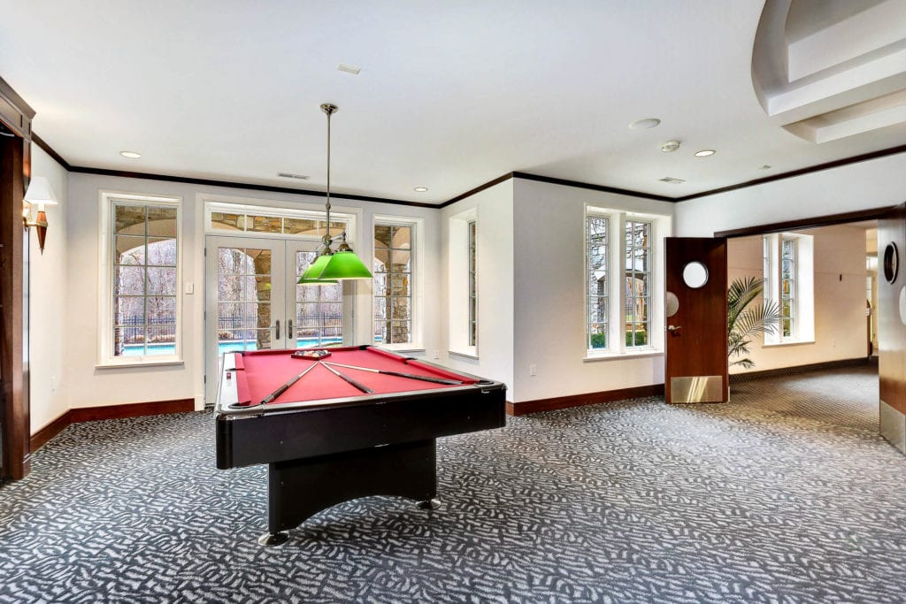 1650 Masters Run - Interior of Mansion Pool Room, Closer View