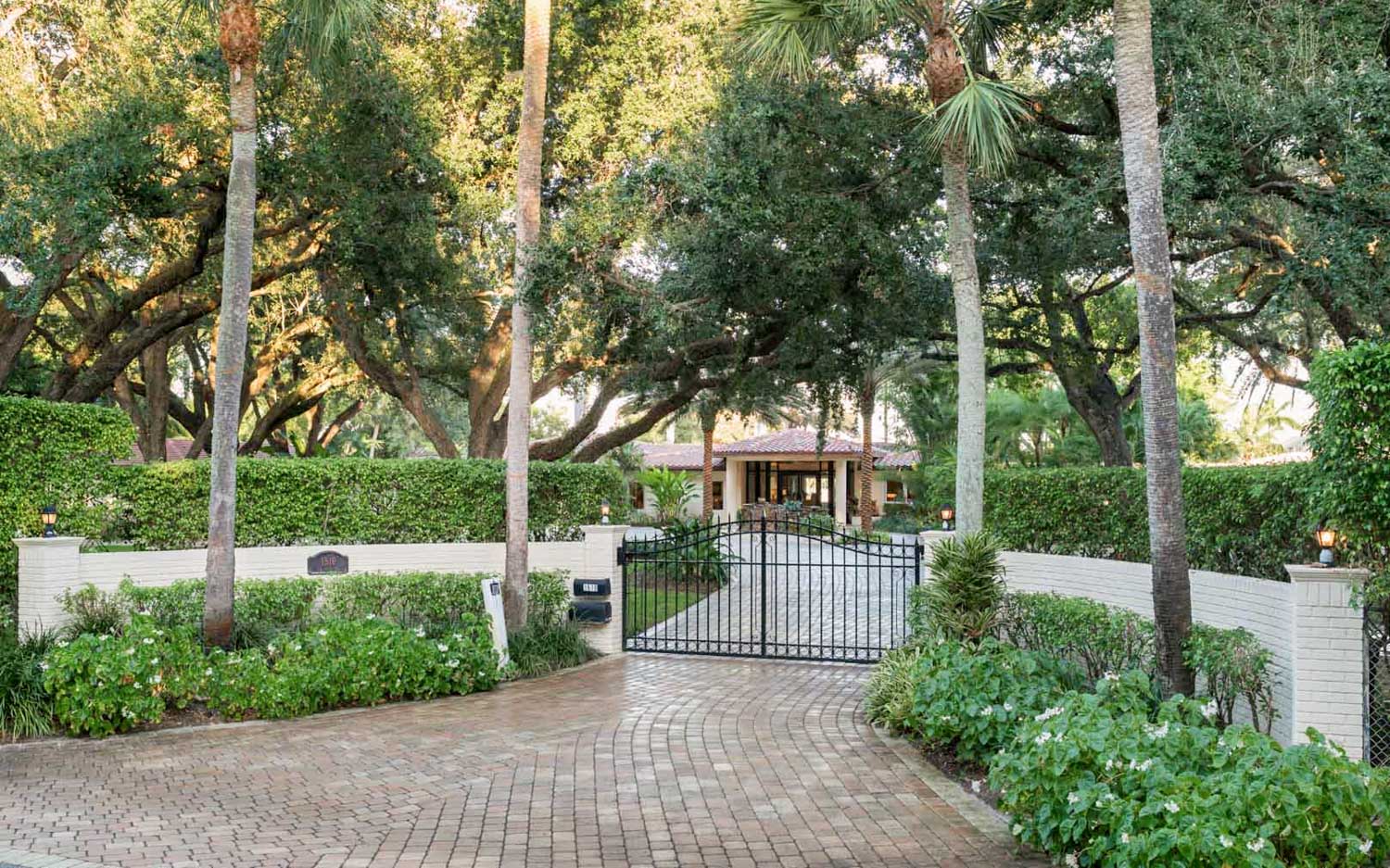 1510 SW 15 Ave - Exterior of Estate with Gated Driveway