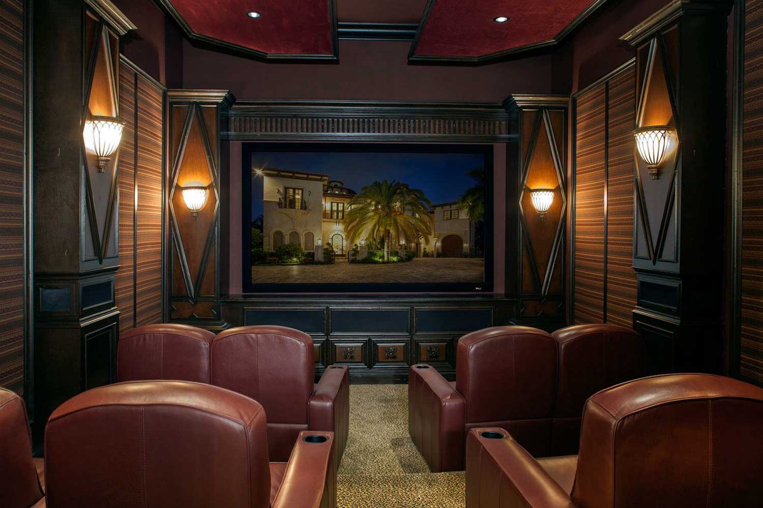 17828 Scarsdale Way - Interior of Estate Movie Theatre
