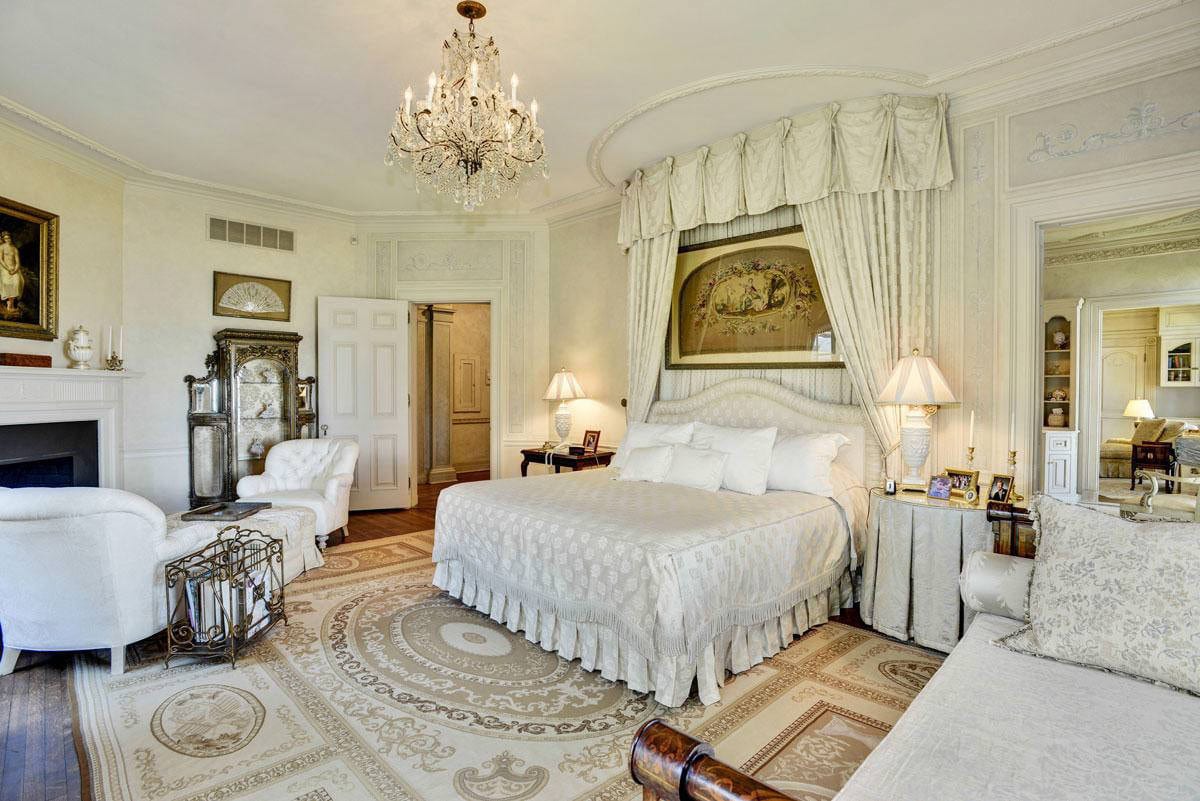 1800 Holly Beach Farm Road - Interior of Mansion Master Bedroom