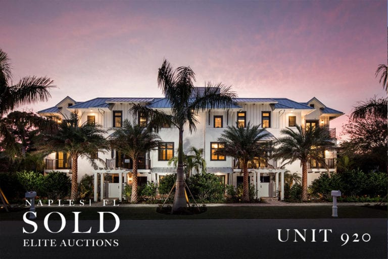 Naples Florida Luxury Estate - Sold, Unit 920