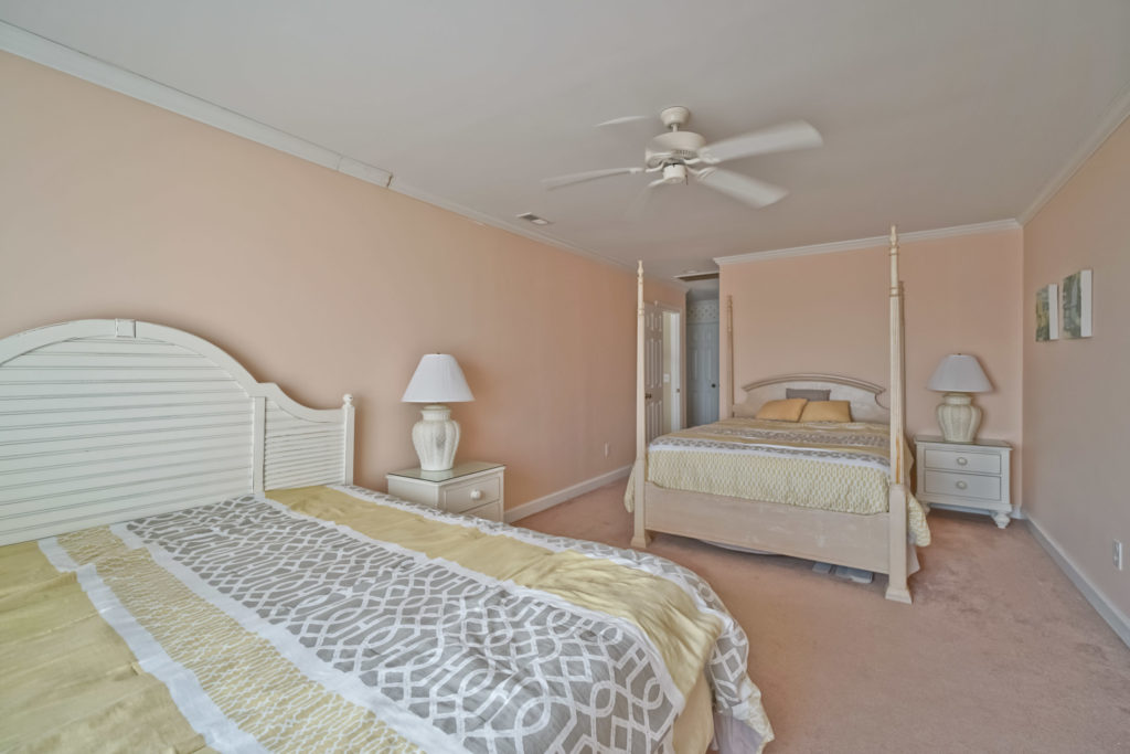 1631 E Beach Drive - Interior of Mansion Guest Bedroom - Multi Beds, Closer View