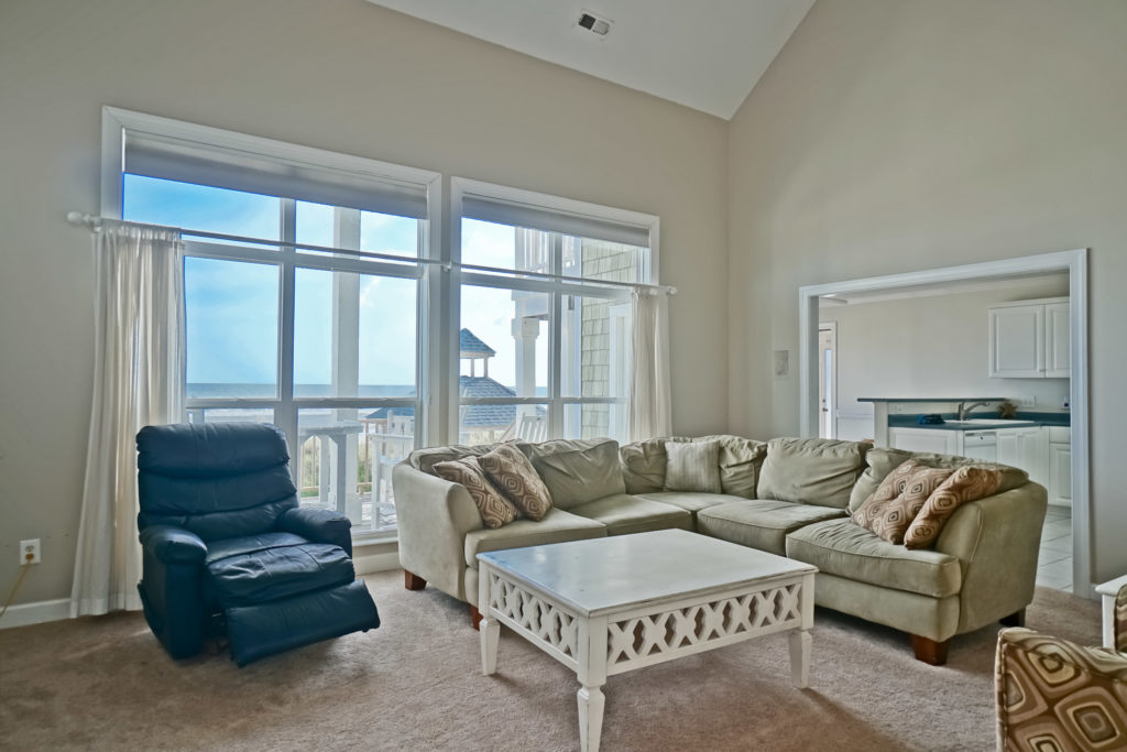 1631 E Beach Drive - Interior of Mansion Living Room, Closer View