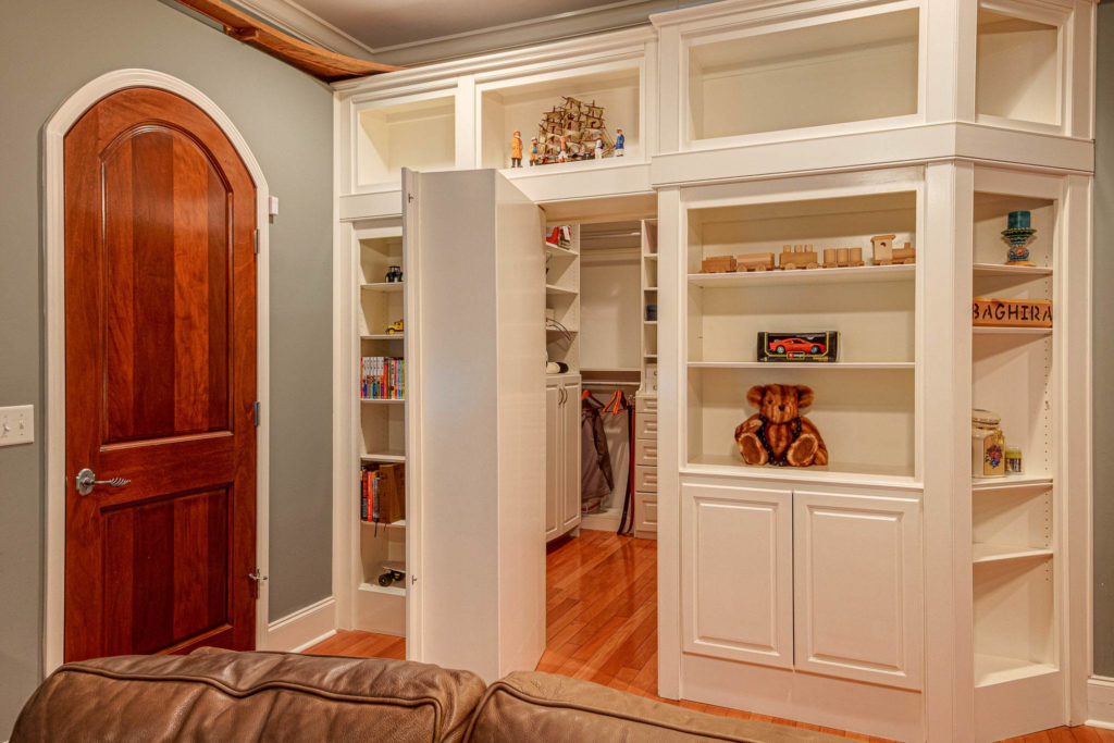 6727 Duquaine Ct - Mansion Room with Built in Bookcase with Secret Door, Closer View
