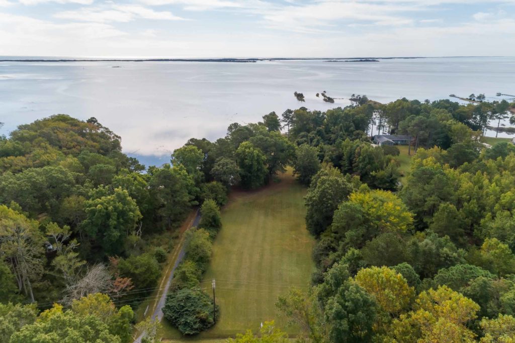 6618 Southpoint Road - Arial View of Estate Property, Closer View