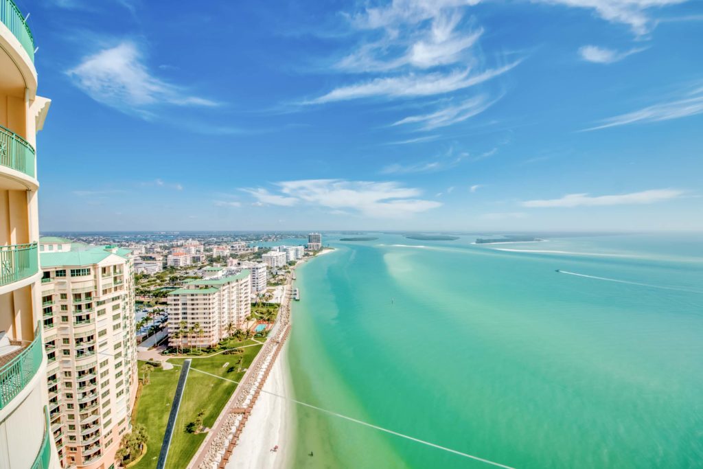 970 Cape Marco Drive - View of the Gulf from Estate Balcony, Closer View