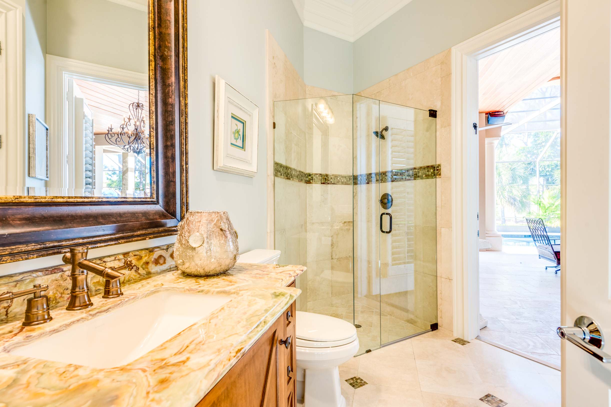 2716 Buckthorn Way - Mansion Outdoor Bathroom with Pool Access