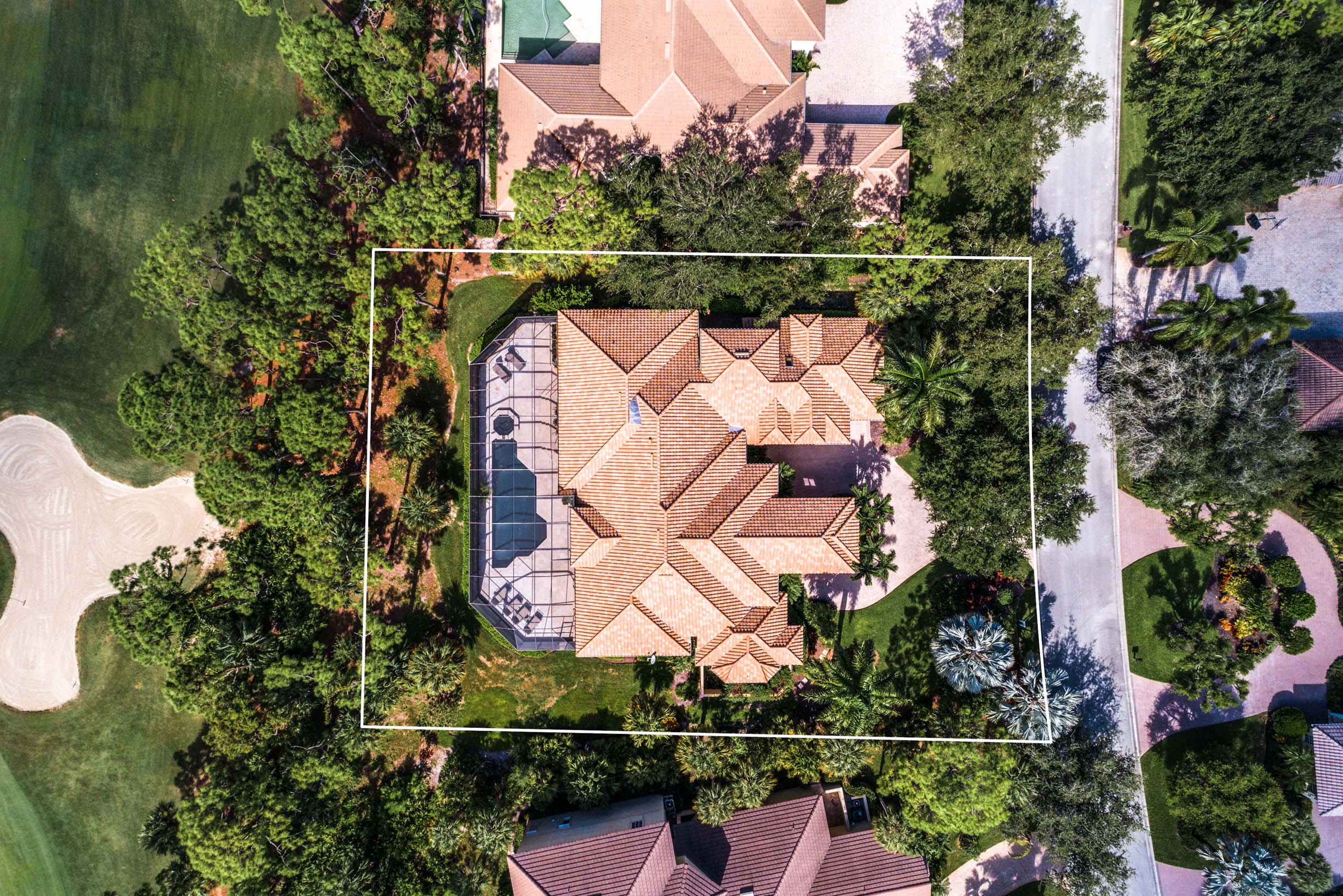 2716 Buckthorn Way - Arial View of Top of Mansion