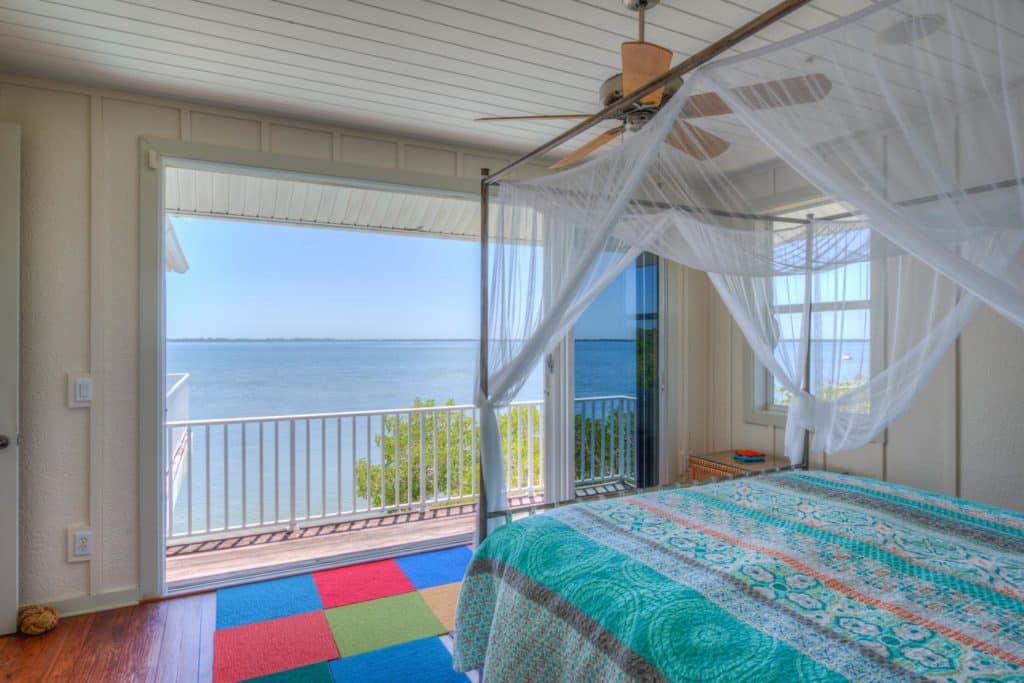 1 Crescent Island - Mansion Bedroom with Balcony Access, Closer View