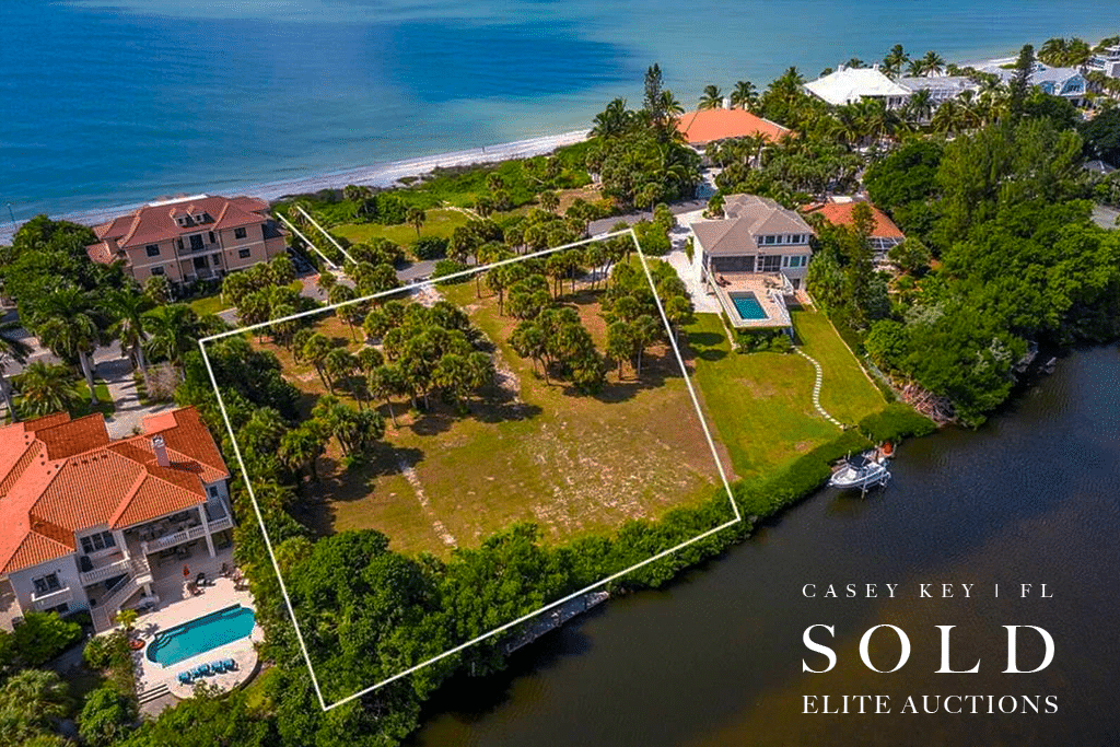 luxury property in Casey Key FL sold by ELITE AUCTIONS
