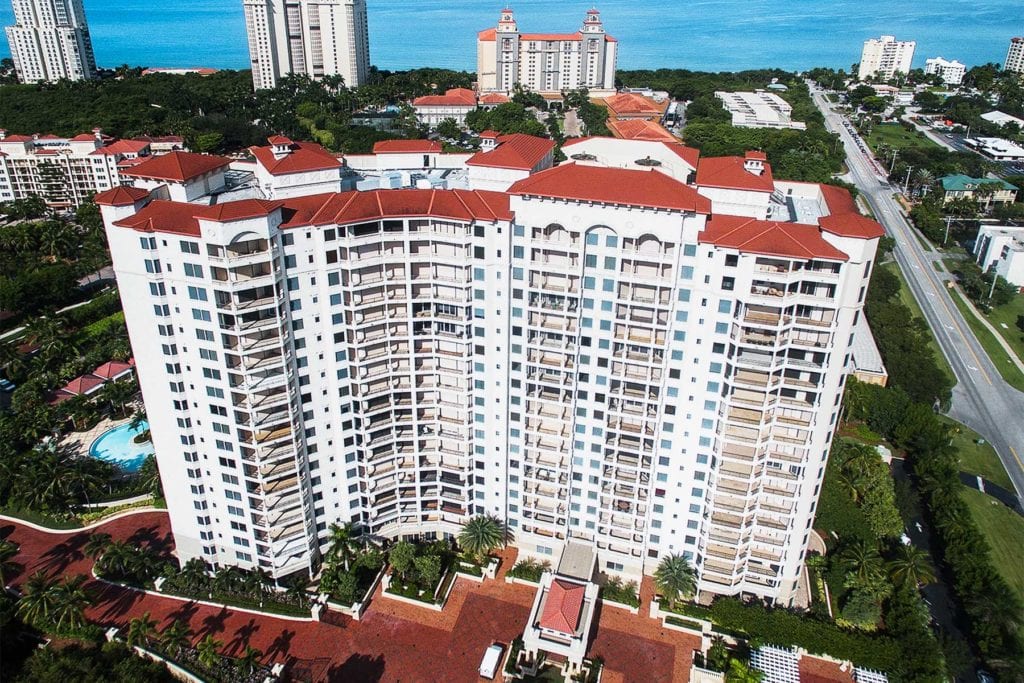 8787-Bay-Colony-Dr-Naples-FL Arial Building View
